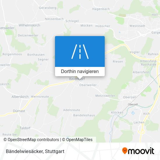 Bändelwiesäcker Karte