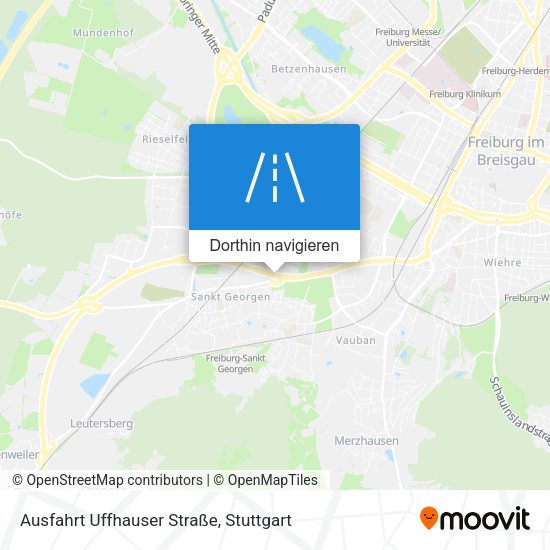 Ausfahrt Uffhauser Straße Karte
