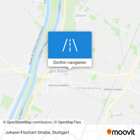 Johann-Fischart-Straße Karte