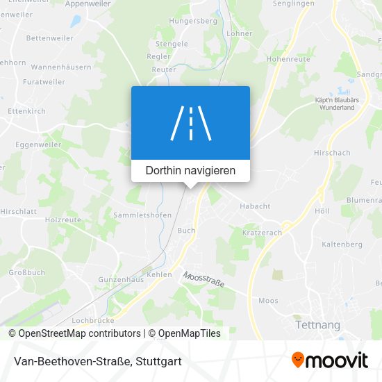 Van-Beethoven-Straße Karte