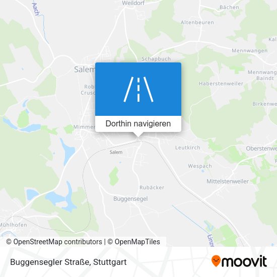 Buggensegler Straße Karte