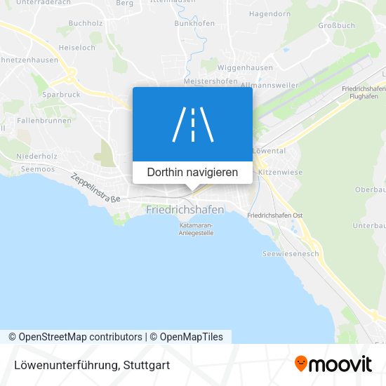 Löwenunterführung Karte