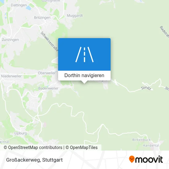 Großackerweg Karte
