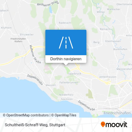 Schultheiß-Schraff-Weg Karte
