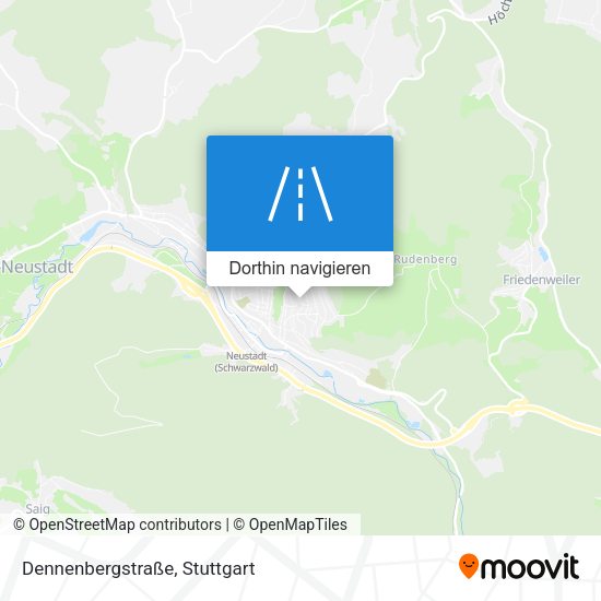 Dennenbergstraße Karte