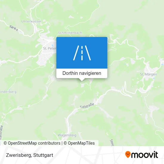 Zwerisberg Karte