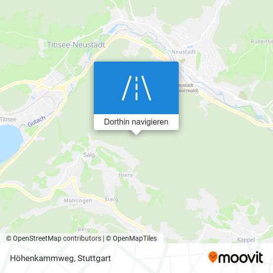 Höhenkammweg Karte