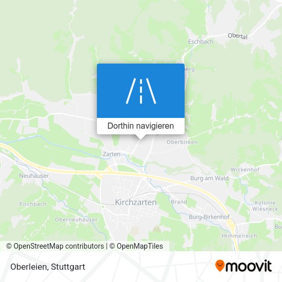 Oberleien Karte