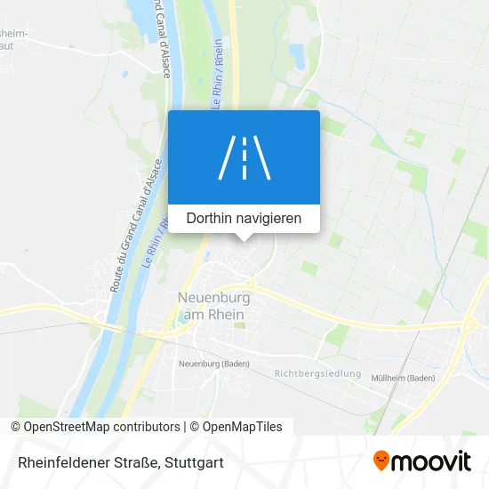 Rheinfeldener Straße Karte