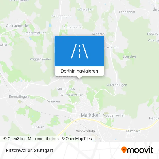 Fitzenweiler Karte