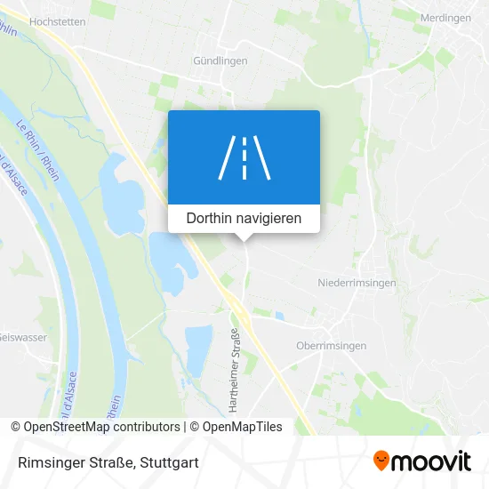 Rimsinger Straße Karte
