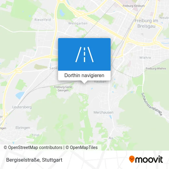 Bergiselstraße Karte