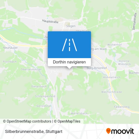 Silberbrunnenstraße Karte