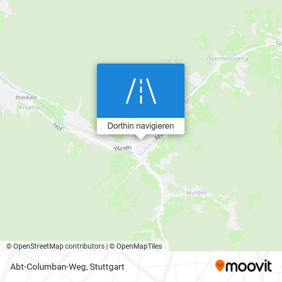 Abt-Columban-Weg Karte