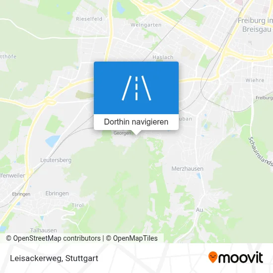 Leisackerweg Karte