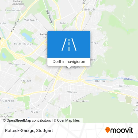 Rotteck-Garage Karte