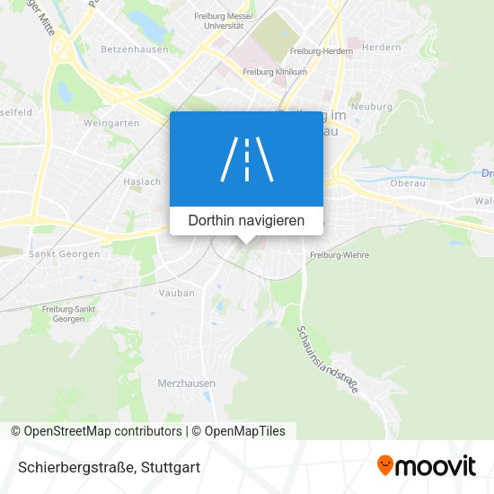 Schierbergstraße Karte
