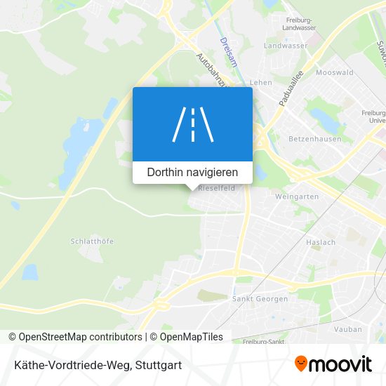 Käthe-Vordtriede-Weg Karte