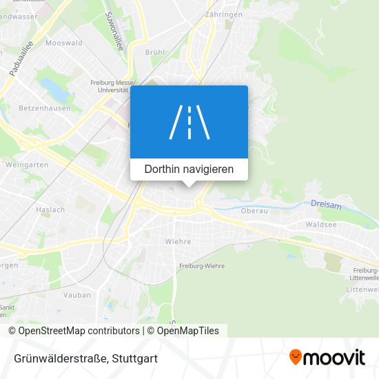 Grünwälderstraße Karte