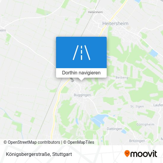 Königsbergerstraße Karte