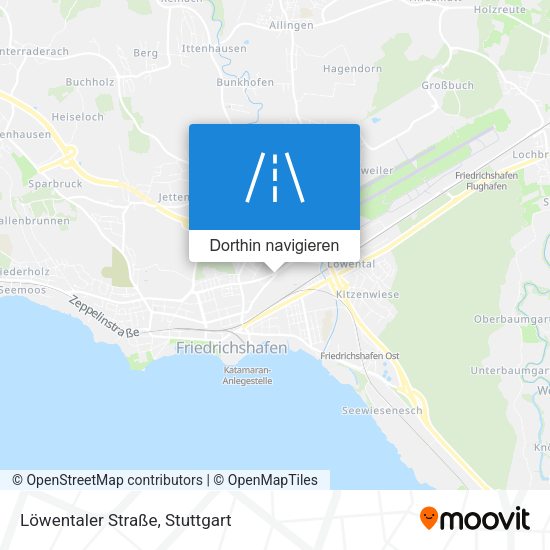Löwentaler Straße Karte