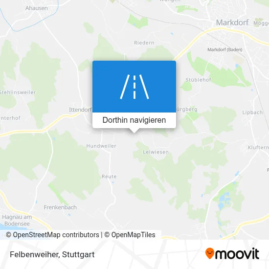 Felbenweiher Karte