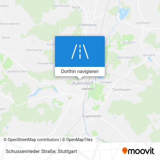 Schussenrieder Straße Karte