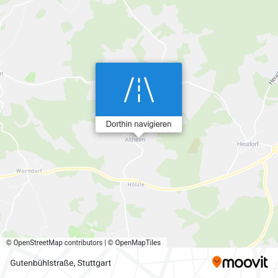 Gutenbühlstraße Karte