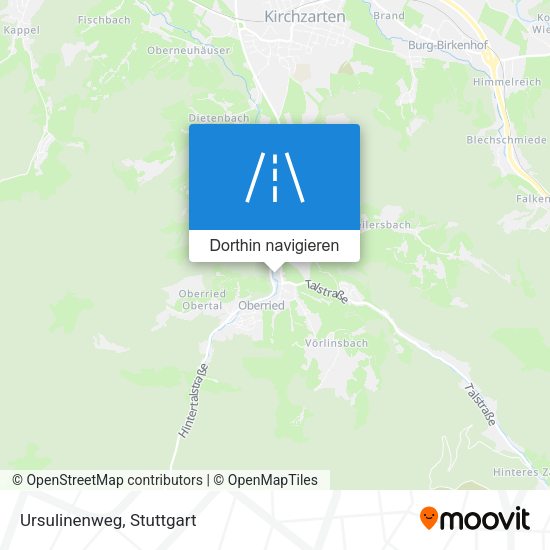 Ursulinenweg Karte