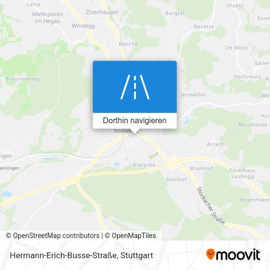Hermann-Erich-Busse-Straße Karte
