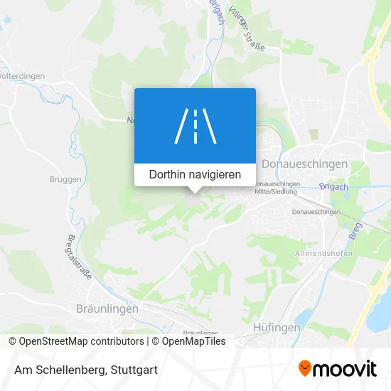 Am Schellenberg Karte