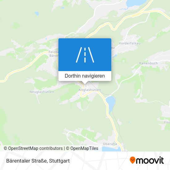 Bärentaler Straße Karte