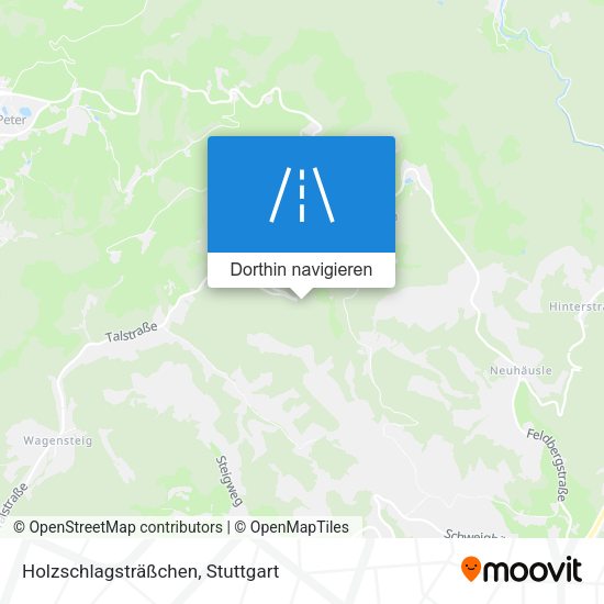 Holzschlagsträßchen Karte