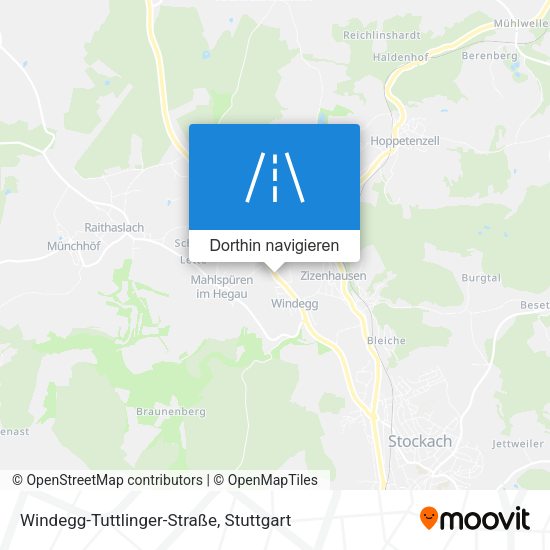 Windegg-Tuttlinger-Straße Karte