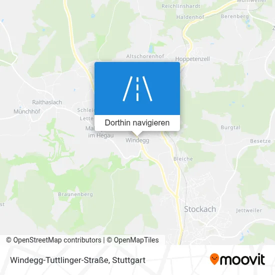 Windegg-Tuttlinger-Straße Karte