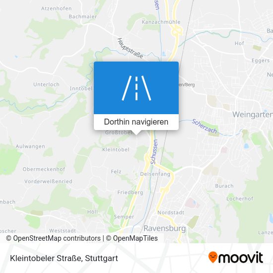 Kleintobeler Straße Karte