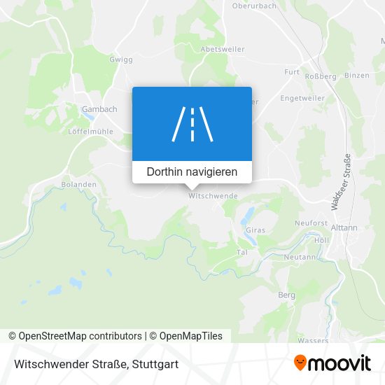 Witschwender Straße Karte