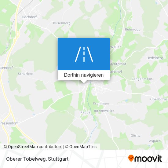 Oberer Tobelweg Karte