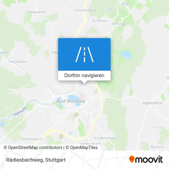 Rädlesbachweg Karte