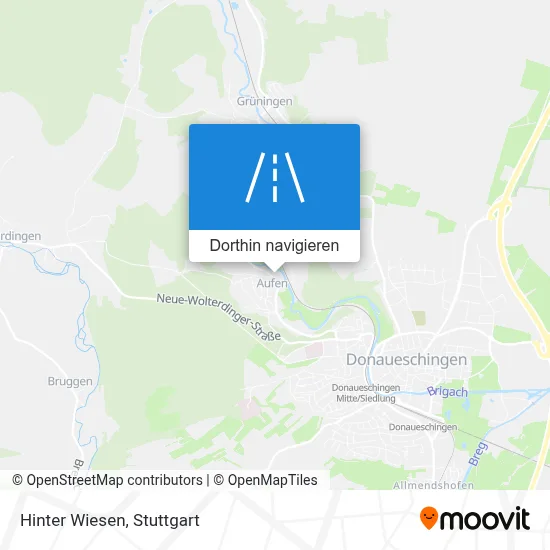 Hinter Wiesen Karte