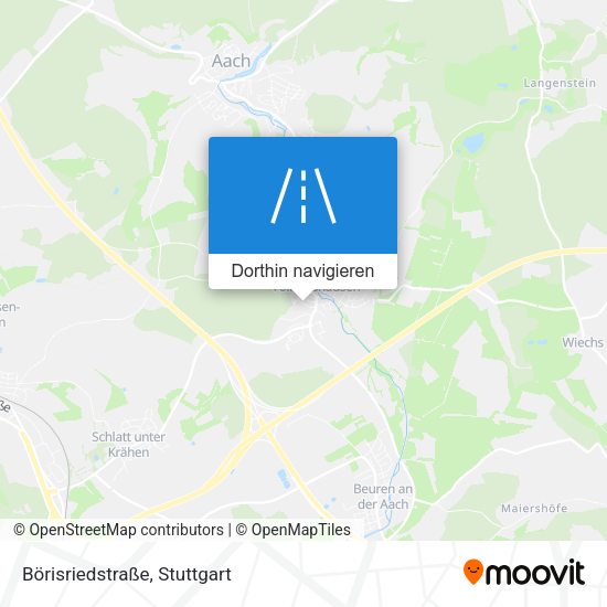 Börisriedstraße Karte