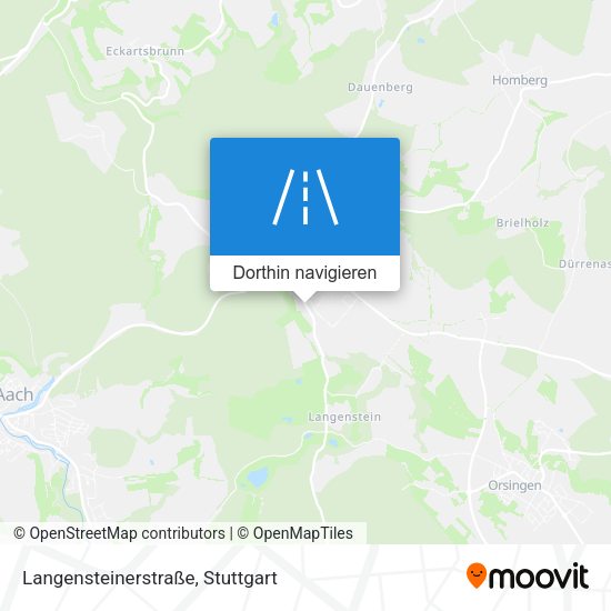 Langensteinerstraße Karte