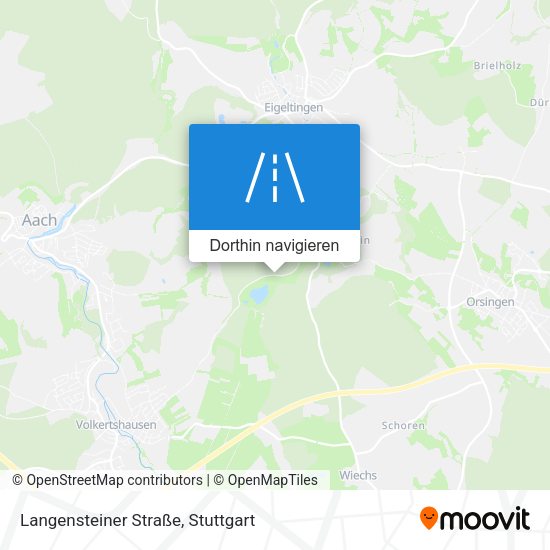 Langensteiner Straße Karte