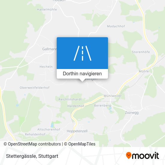 Stettergässle Karte