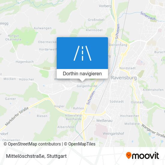 Mittelöschstraße Karte