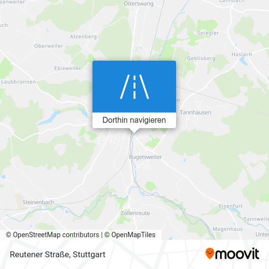 Reutener Straße Karte