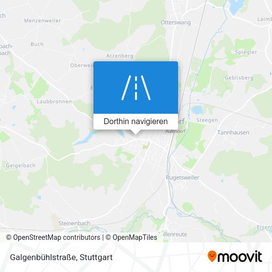 Galgenbühlstraße Karte