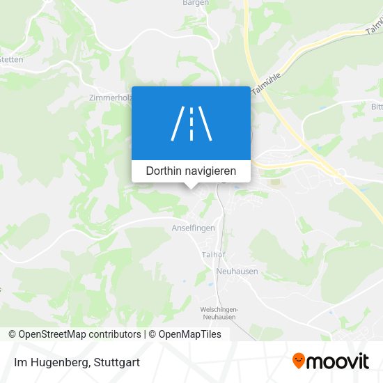 Im Hugenberg Karte