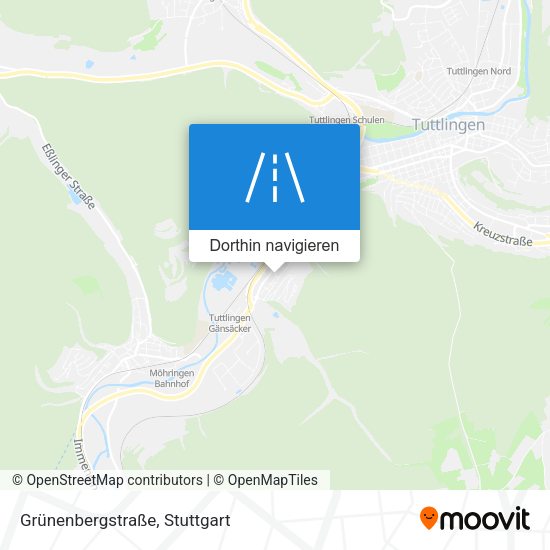 Grünenbergstraße Karte
