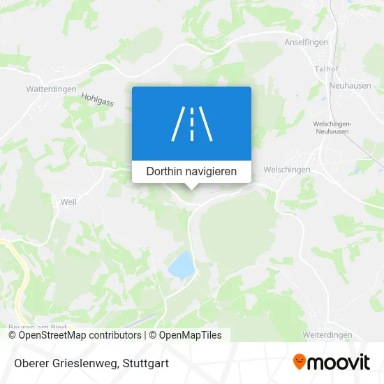 Oberer Grieslenweg Karte